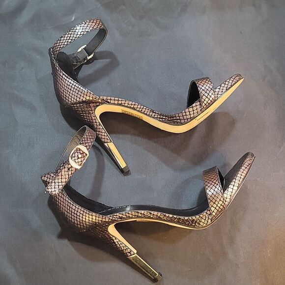 CALL IT SPRING HIGH HEEL STILETTOS OPEN TOE BUCKLE ANKLE STRAP CLOSURE SANDAL - Picture 9 of 14